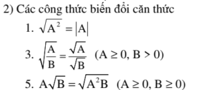 Đề cương ôn tập và đề thi tham khảo đại số 9 – Học kì 1- Năm học 2019-2020