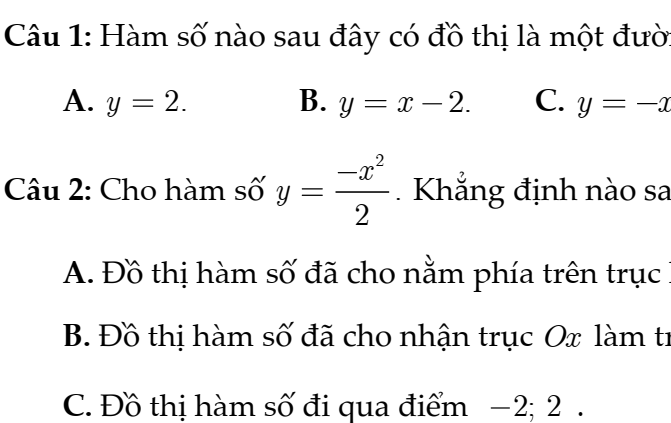 Đề Kiểm Tra Giữa Học Kì 2- Toán 9- Chân Trời Sáng Tạo- Giải Chi Tiết- Đề Số 1