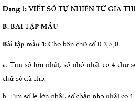 BỒI DƯỠNG HỌC SINH GIỎI TOÁN 6- MỚI - PHẦN I : SỐ TỰ NHIÊN