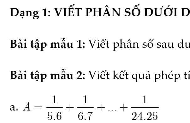 BỒI DƯỠNG HỌC SINH GIỎI TOÁN 6- PHẦN XIII: SỐ THẬP PHÂN HỮU HẠN