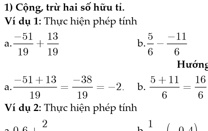 Phiếu bài tập- TOÁN 7- Kết Nối Tri Thức- CHƯƠNG I. SỐ HỮU TỈ. Bài 2: CỘNG, TRỪ, NHÂN, CHIA SỐ HỮU TỈ