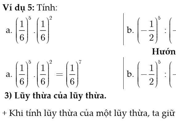 Phiếu bài tập- TOÁN 7- Kết Nối Tri Thức- CHƯƠNG I. SỐ HỮU TỈ. Bài 3. LŨY THỪA VỚI SỐ MŨ TỰ NHIÊN CỦA MỘT SỐ HỮU TỈ.