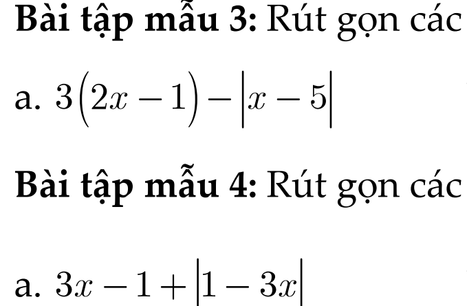 BỒI DƯỠNG HỌC SINH GIỎI 7- MỚI Chuyên đề 6: TRỊ TUYỆT ĐỐI