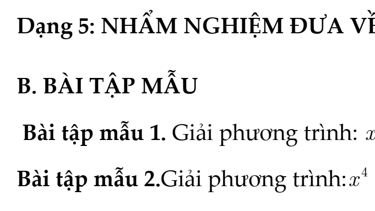BỒI DƯỠNG HỌC SINH GIỎI TOÁN 8- MỚI-Chuyên đề 9: GIẢI PHƯƠNG TRÌNH- tiếp theo