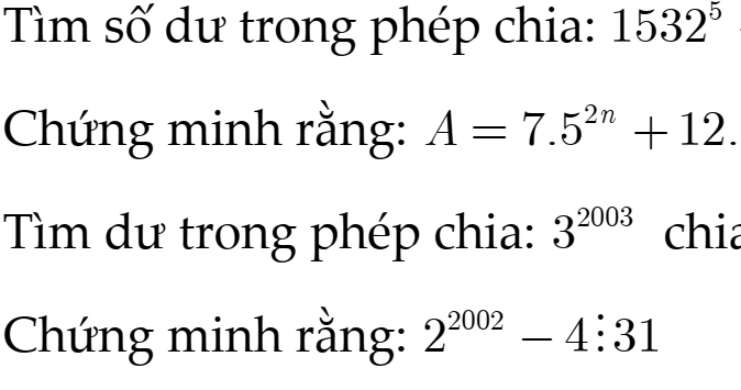 BỒI DƯỠNG HỌC SINH GIỎI TOÁN 7 – MỚI Chuyên đề 8: CHỨNG MINH CHIA HẾT- Phần 4