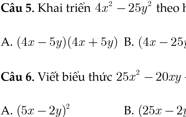 Đề Cương Ôn Tập Giữa Học Kì I- Môn Toán 8- Chân Trời Sáng Tạo – Bộ 2