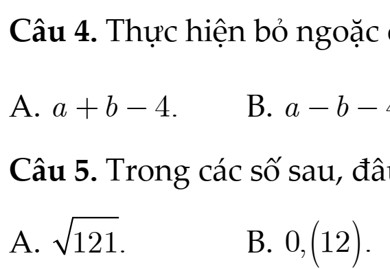 Đề Kiểm Tra Giữa Học Kì 1- Toán 7- Chân Trời Sáng Tạo – Cấu Trúc 3 Trắc Nghiệm- Tự Luận Mới- Giải Chi Tiết- Đề Số 2