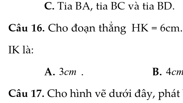 Đề Cương Cuối Học Kì 2 Toán 6- Mới Nhất- Đầy đủ- Kết Nối Tri Thức