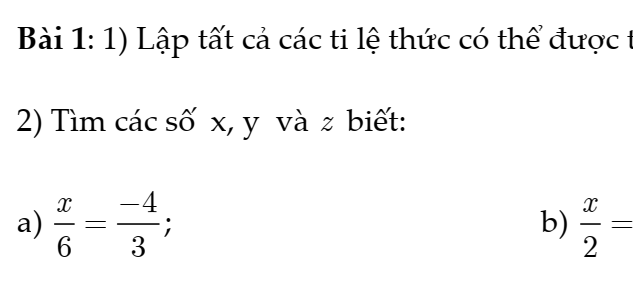 Đề Cương Giữa Học Kì 2 Toán 7- Mới Nhất- Đầy đủ