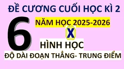 Giải Đề Cương Cuối Học Kì 2 Toán 6- Mới Nhất- Phần hình học căn bản