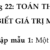 BỒI DƯỠNG HỌC SINH GIỎI TOÁN 6- MỚI- Chuyên đề: PHÂN SỐ LŨY THỪA – Dạng 22: TOÁN THỰC TẾ VẬN DỤNG DẠNG TOÁN TÌM MỘT SÔ BIẾT GIÁ TRỊ MỘT PHÂN SỐ CỦA NÓ