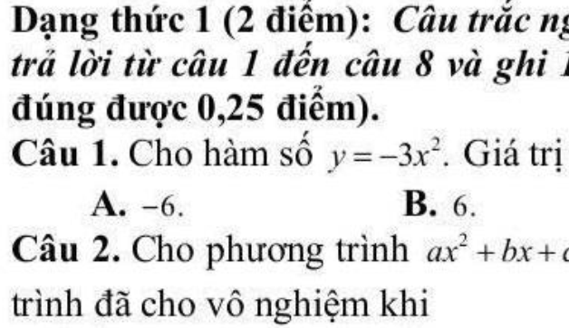 Đề Kiểm Tra Cuối Học Kì 2 Toán 9- Năm Học 2026- Mới Nhất- Bộ 1