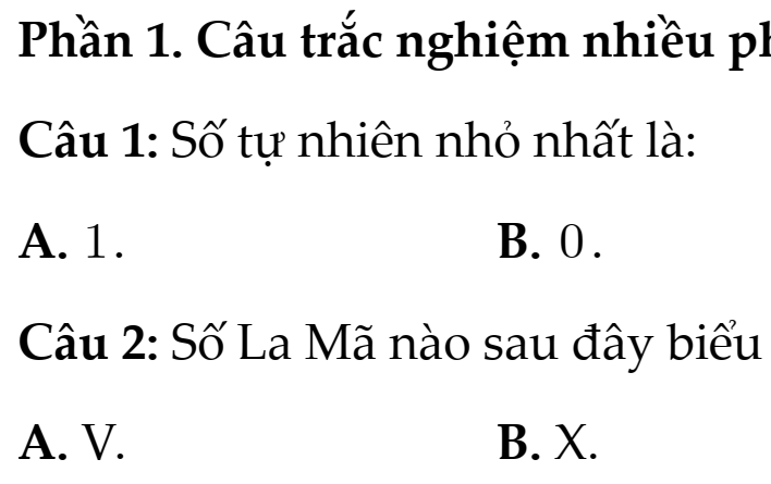 TOÁN 6- KNTT(BỘ THỐNG NHẤT)- BỘ TRẮC NGHIỆM CTM- THEO BÀI- CHƯƠNG 1 - BÀI 2: TẬP HỢP SỐ TỰ NHIÊN- GHI SỐ TỰ NHIÊN