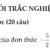 Đề Cương Ôn Tập Giữa Học Kì I – Toán 8- Năm Học 2026-2027- Kết Nối Tri Thức- Bộ Thống Nhất- Phần trắc nghiệm trả lời ngắn