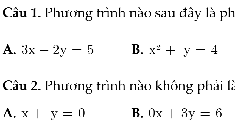 Đề Cương Ôn Tập Giữa Học Kì I – Toán 9- Năm Học 2026-2027- Kết Nối Tri Thức- Bộ Thống Nhất- Phần Trắc Nghiệm ABCD