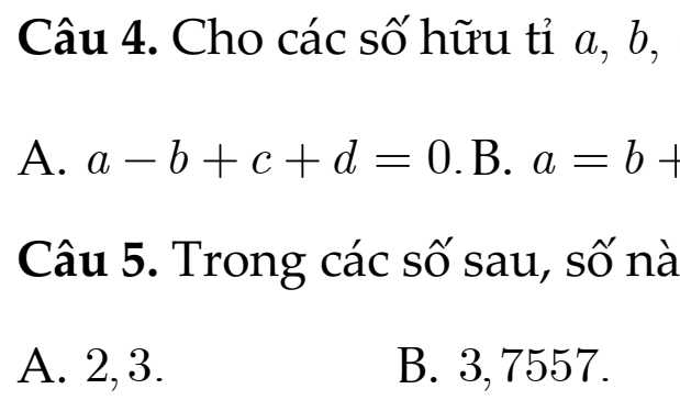 BỘ 05 ĐỀ KIỂM TRA GIỮA HỌC KÌ 1- NĂM HỌC 2026-2027- Đầy đủ ma trận bảng đặc tả. Chuẩn cấu trúc 3223, CV 7991- Toán 7- BỘ SGK THỐNG NHẤT- Đề Số 03