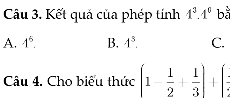 BỘ 05 ĐỀ KIỂM TRA GIỮA HỌC KÌ 1- NĂM HỌC 2026-2027- Đầy đủ ma trận bảng đặc tả. Chuẩn cấu trúc 3223, CV 7991- Toán 7- BỘ SGK THỐNG NHẤT- Đề Số 04