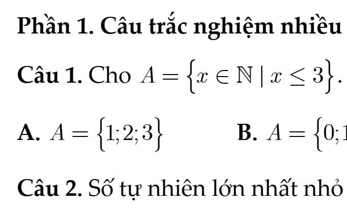 ĐỀ Kiểm Tra GIỮA HỌC KÌ I- TOÁN 6- NH: 2026-2027 – Kết Nối Tri Thức- Bộ Thống nhất- ĐỀ SỐ 10