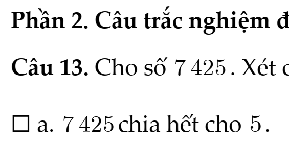 ĐỀ Kiểm Tra GIỮA HỌC KÌ I- TOÁN 6- NH: 2026-2027 – Kết Nối Tri Thức- Bộ Thống nhất- ĐỀ SỐ 4