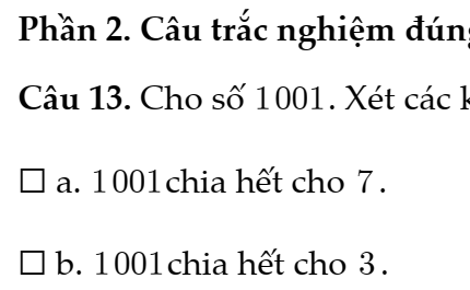 ĐỀ Kiểm Tra GIỮA HỌC KÌ I- TOÁN 6- NH: 2026-2027 – Kết Nối Tri Thức- Bộ Thống nhất- ĐỀ SỐ 6