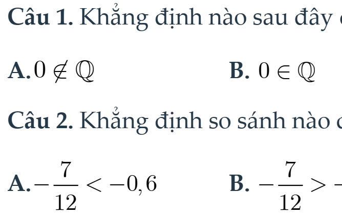ĐỀ Kiểm Tra GIỮA HỌC KÌ I- TOÁN 7- NH: 2026-2027 – Kết Nối Tri Thức- Bộ Thống nhất- ĐỀ SỐ 7