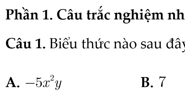 ĐỀ Kiểm Tra GIỮA HỌC KÌ I- TOÁN 8- NH: 2026-2027 – Kết Nối Tri Thức- Bộ Thống nhất- ĐỀ SỐ 3