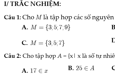ĐỀ CƯƠNG GIỮA HỌC KÌ I – TOÁN 6-KNTT- BỘ THỐNG NHẤT- BỘ 10