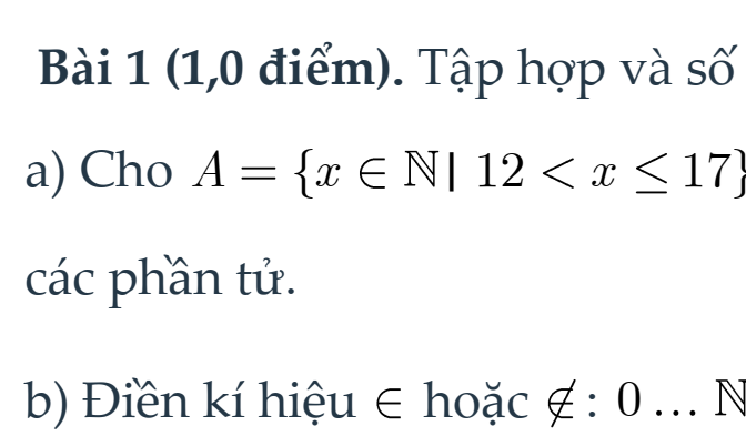 Đề Kiểm Tra Giữa Kỳ 1- Toán 6- Cấu Trúc Tự Luận 100%- Có Ma Trận Và Bảng Đặc Tả- Bộ Thống Nhất- Đề Số 1