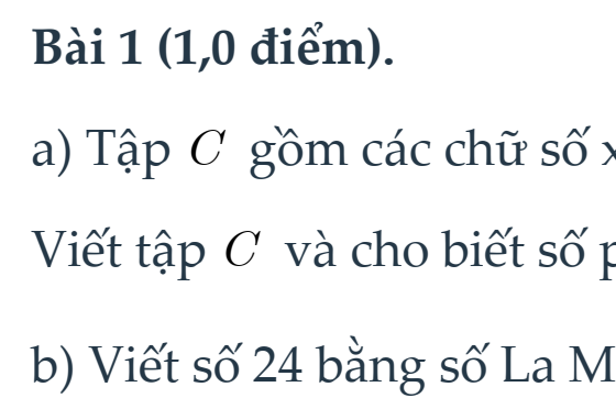 Đề Kiểm Tra Giữa Kỳ 1- Toán 6- Cấu Trúc Tự Luận 100%- Có Ma Trận Và Bảng Đặc Tả- Bộ Thống Nhất- Đề Số 3