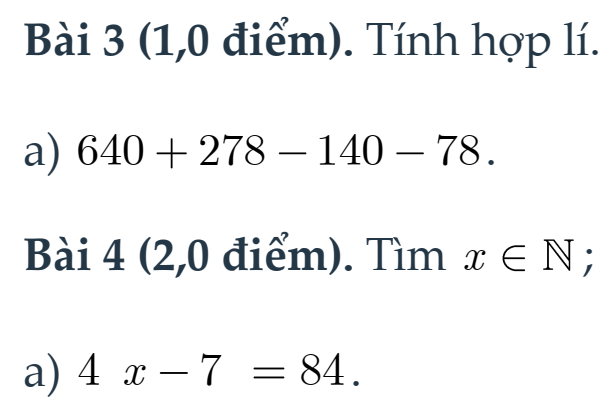 Đề Kiểm Tra Giữa Kỳ 1- Toán 6- Cấu Trúc Tự Luận 100%- Có Ma Trận Và Bảng Đặc Tả- Bộ Thống Nhất- Đề Số 4