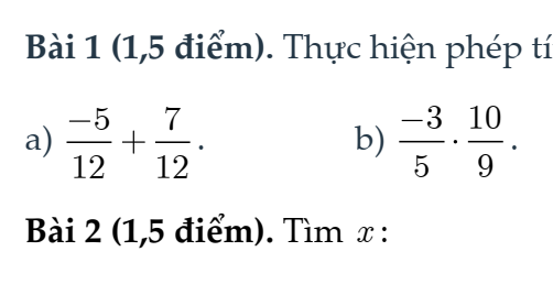 Đề Kiểm Tra Giữa Kỳ 1- Toán 7- Cấu Trúc Tự Luận 100%- Có Ma Trận Và Bảng Đặc Tả- Bộ Thống Nhất- Đề Số 1