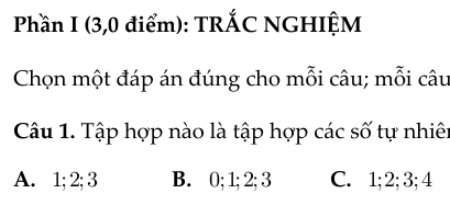 ĐỀ KIỂM TRA GIỮA HỌC KÌ I TOÁN 6 - CẤU TRÚC 30% TRẮC NGHIỆM, 70% TỰ LUẬN - CÓ ĐÁP ÁN VÀ LỜI GIẢI CHI TIẾT - BỘ THỐNG NHẤT - ĐỀ SỐ 2 - NĂM HỌC 2026–2027