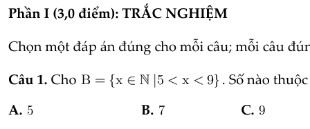 ĐỀ KIỂM TRA GIỮA HỌC KÌ I TOÁN 6 - CẤU TRÚC 30% TRẮC NGHIỆM, 70% TỰ LUẬN - CÓ ĐÁP ÁN VÀ LỜI GIẢI CHI TIẾT - BỘ THỐNG NHẤT - ĐỀ SỐ 3 - NĂM HỌC 2026–2027